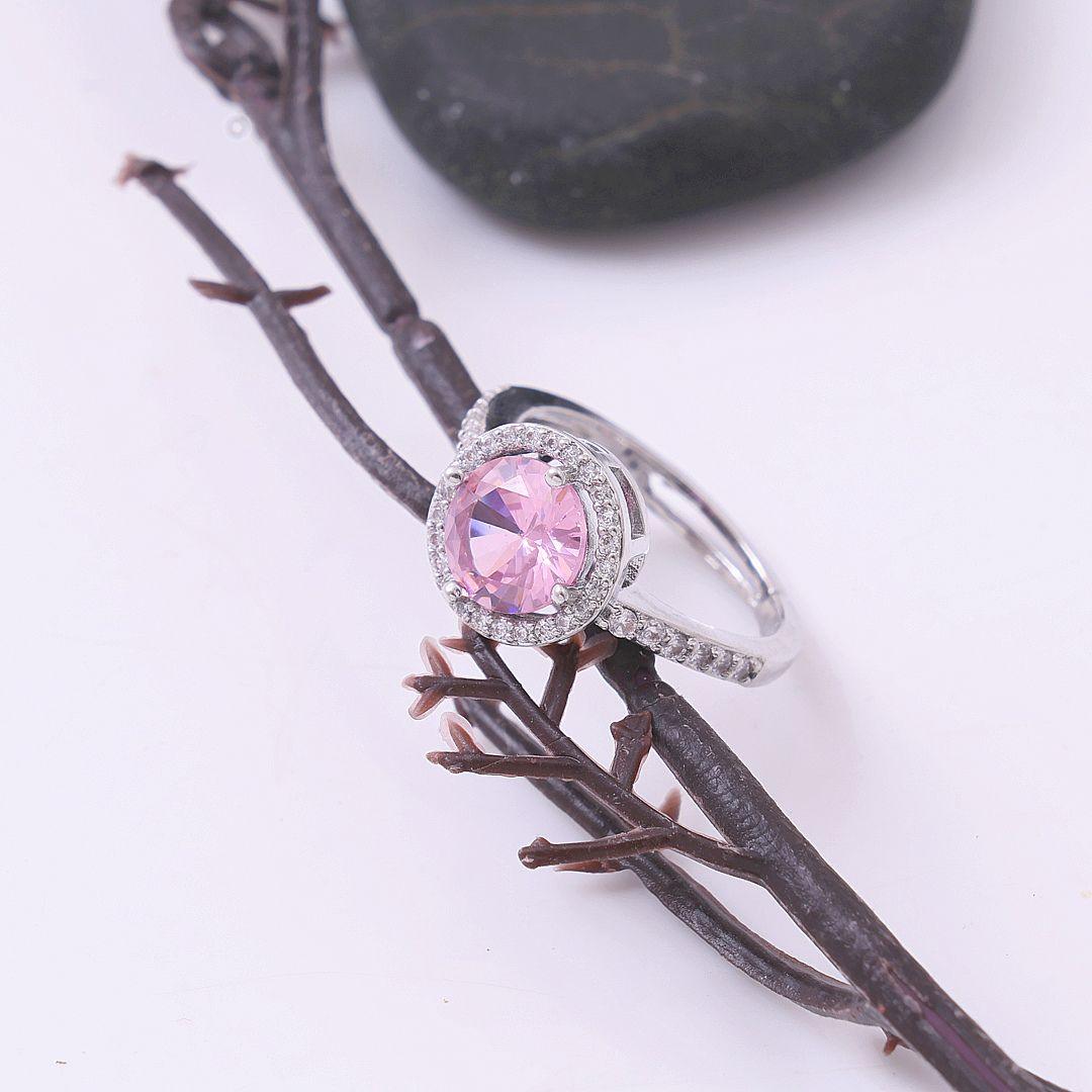 Pink Blush Bling Ring