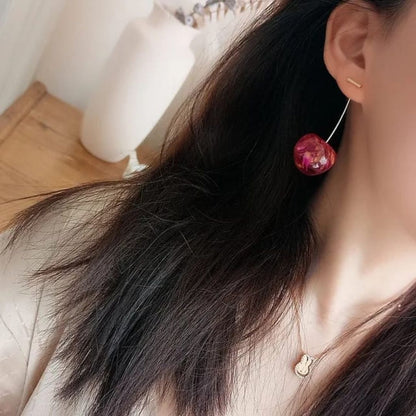 Blow of Cherry Quirky Earrings