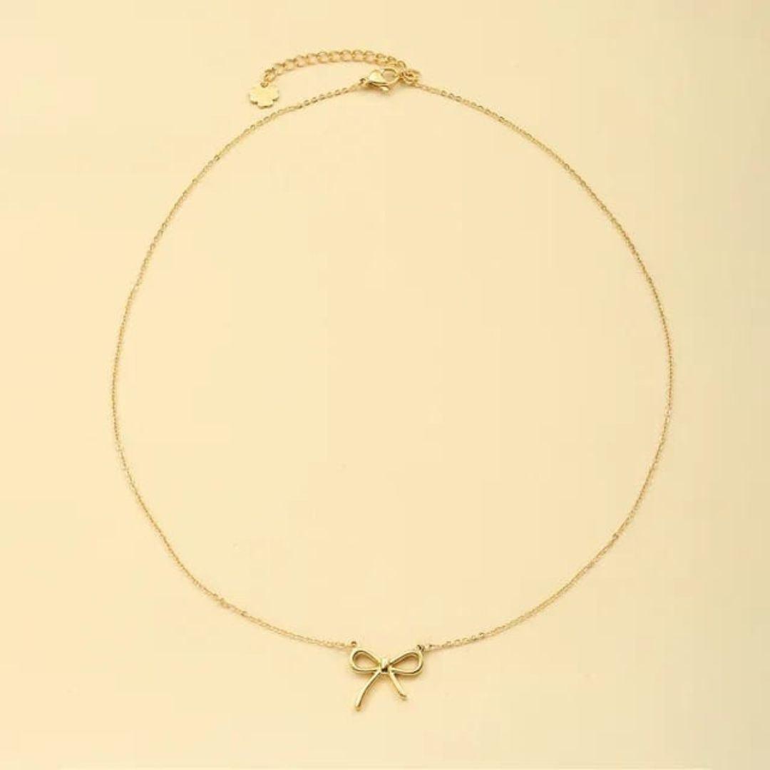 Regal Bow Necklace