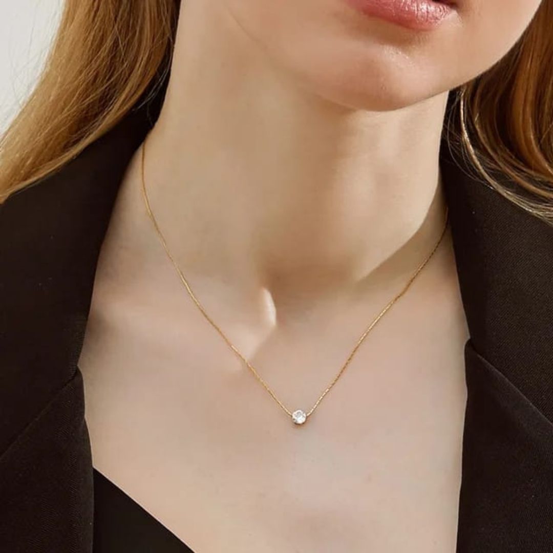 Minimalist Stone Neckpiece