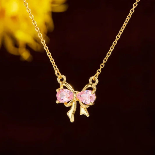 Dreamy bow Neckpiece