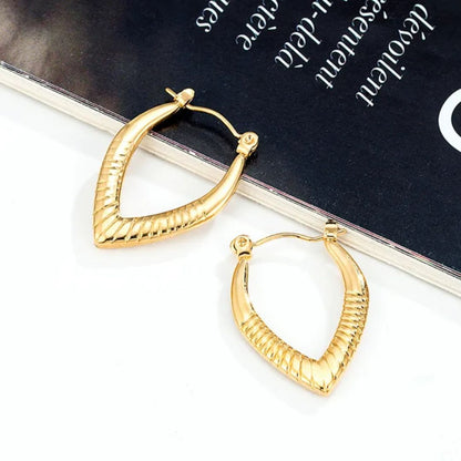 As Pretty As Gold Hoop Earrings