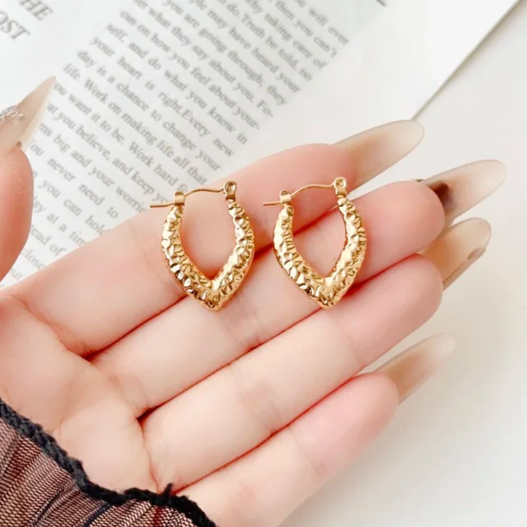 As Pretty As Gold Hoop Earrings