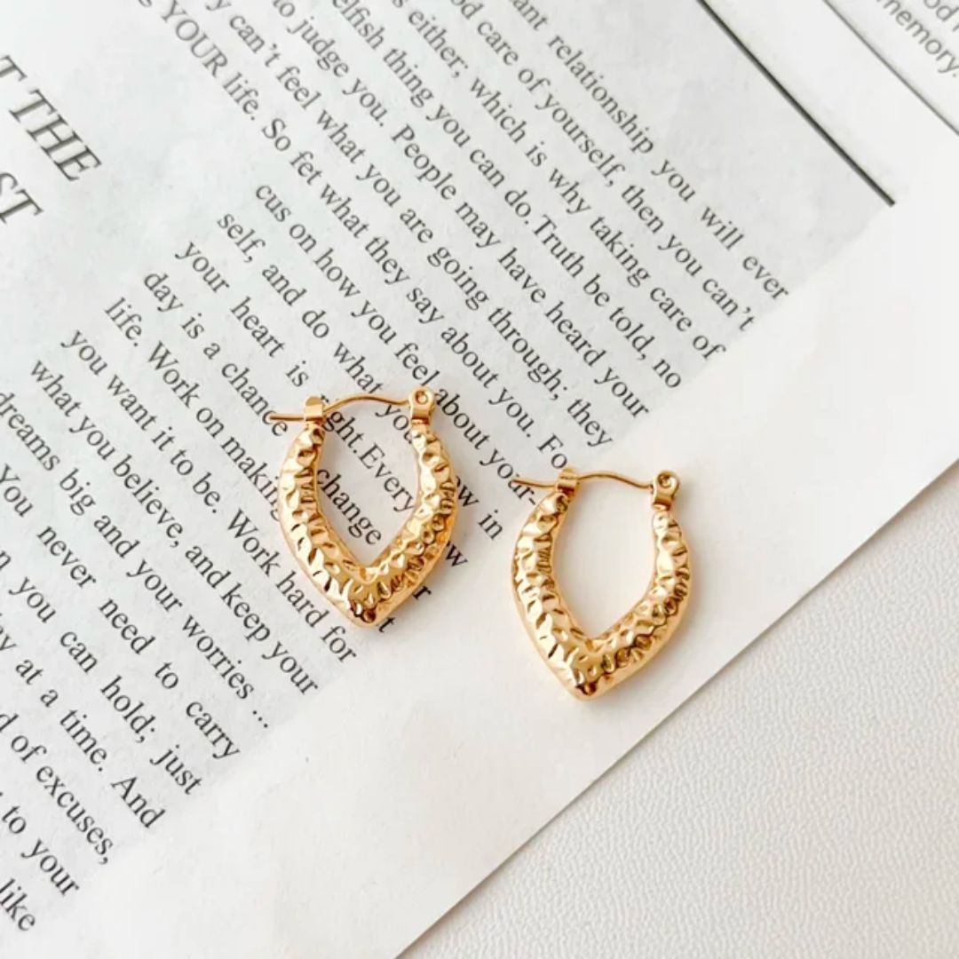 As Pretty As Gold Hoop Earrings