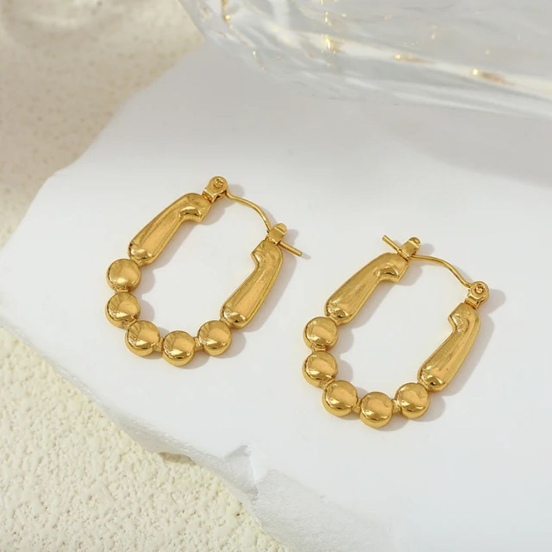 As Pretty As Gold Hoop Earrings