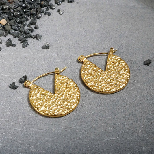 As Pretty As Gold Hoop Earrings