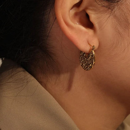 As Pretty As Gold Hoop Earrings