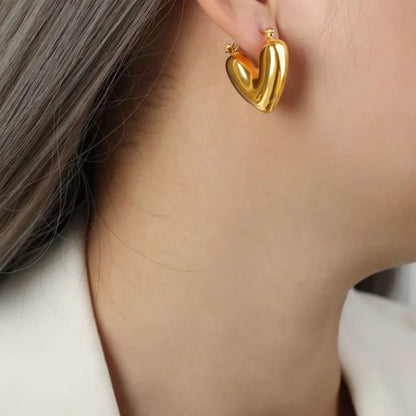 As Pretty As Gold Hoop Earrings