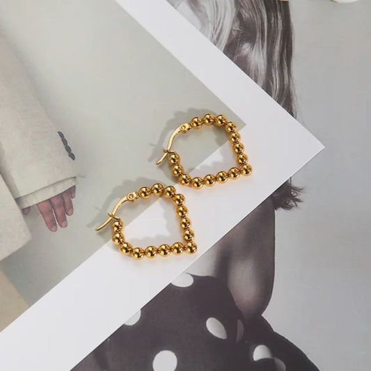 As Pretty As Gold Hoop Earrings