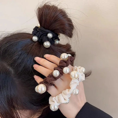 Pearl Satin Hairband (pack of 3)