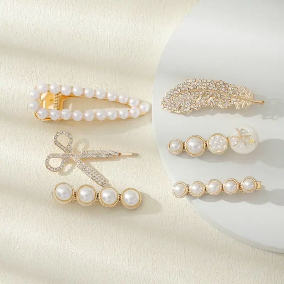 Pearl Snap Hair Clip