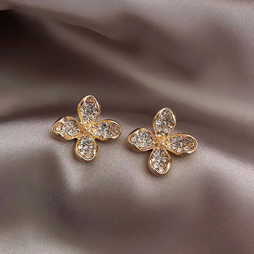 Blossom Gold Hoop Earrings
