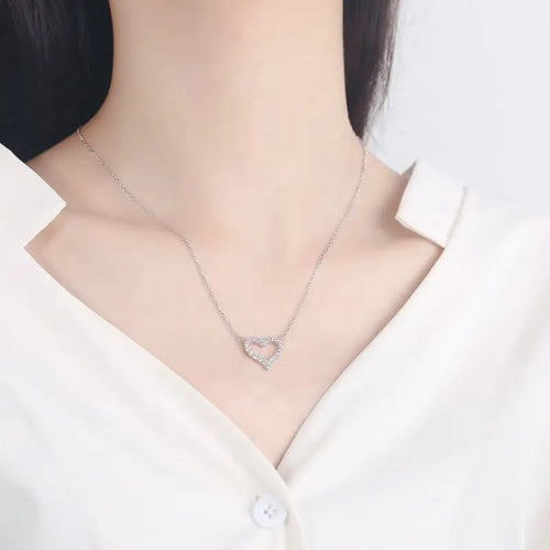 Moonlit Heart necklace