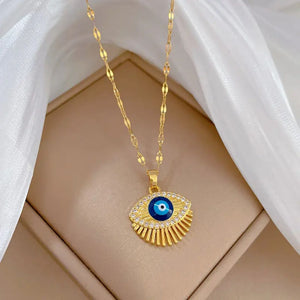 Evil Eye Blink necklace
