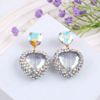 Bling Blogger Heart Earrings