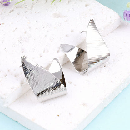 Whirl Silver Earrings