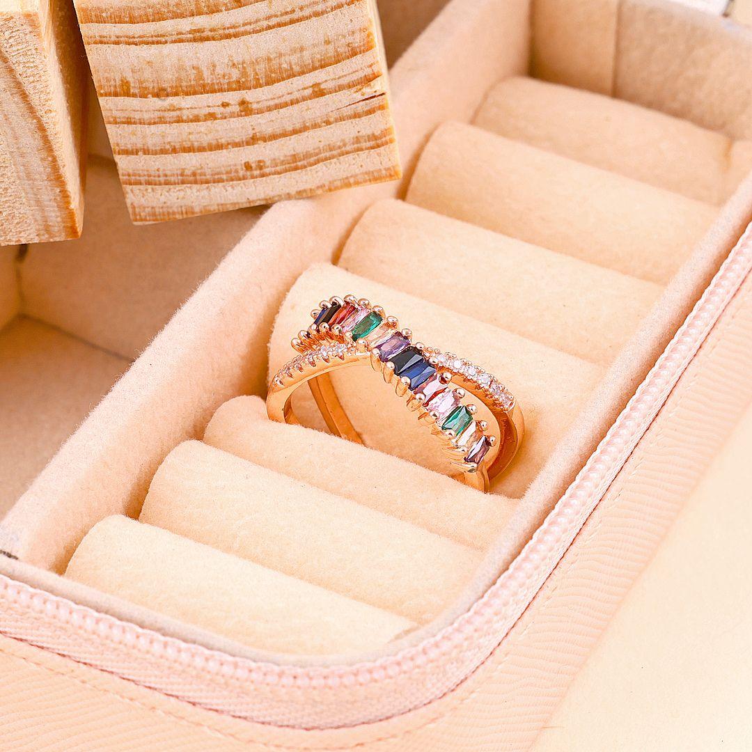 Cozy Crystal Ring