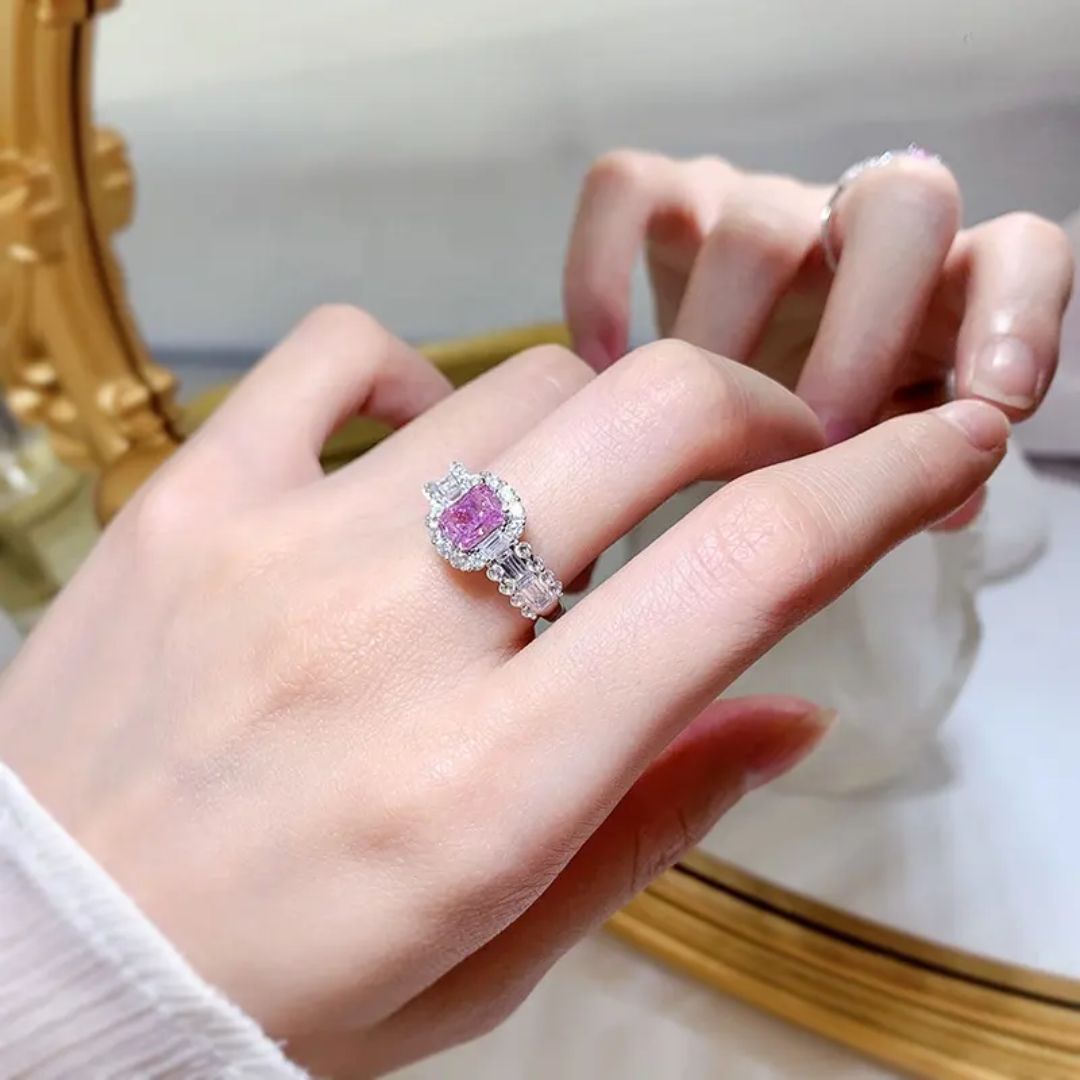 Blush Aura Ring
