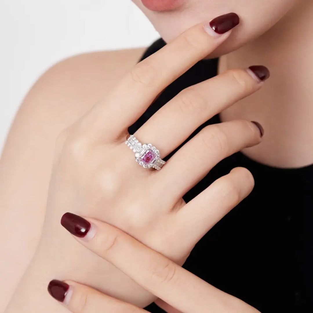 Blush Aura Ring