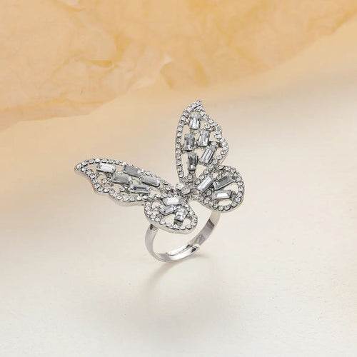 Gem Butterfly Ring
