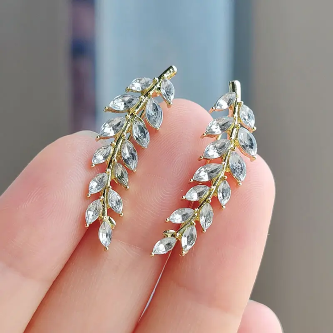 Don’t Leaf Me Minimal Earrings