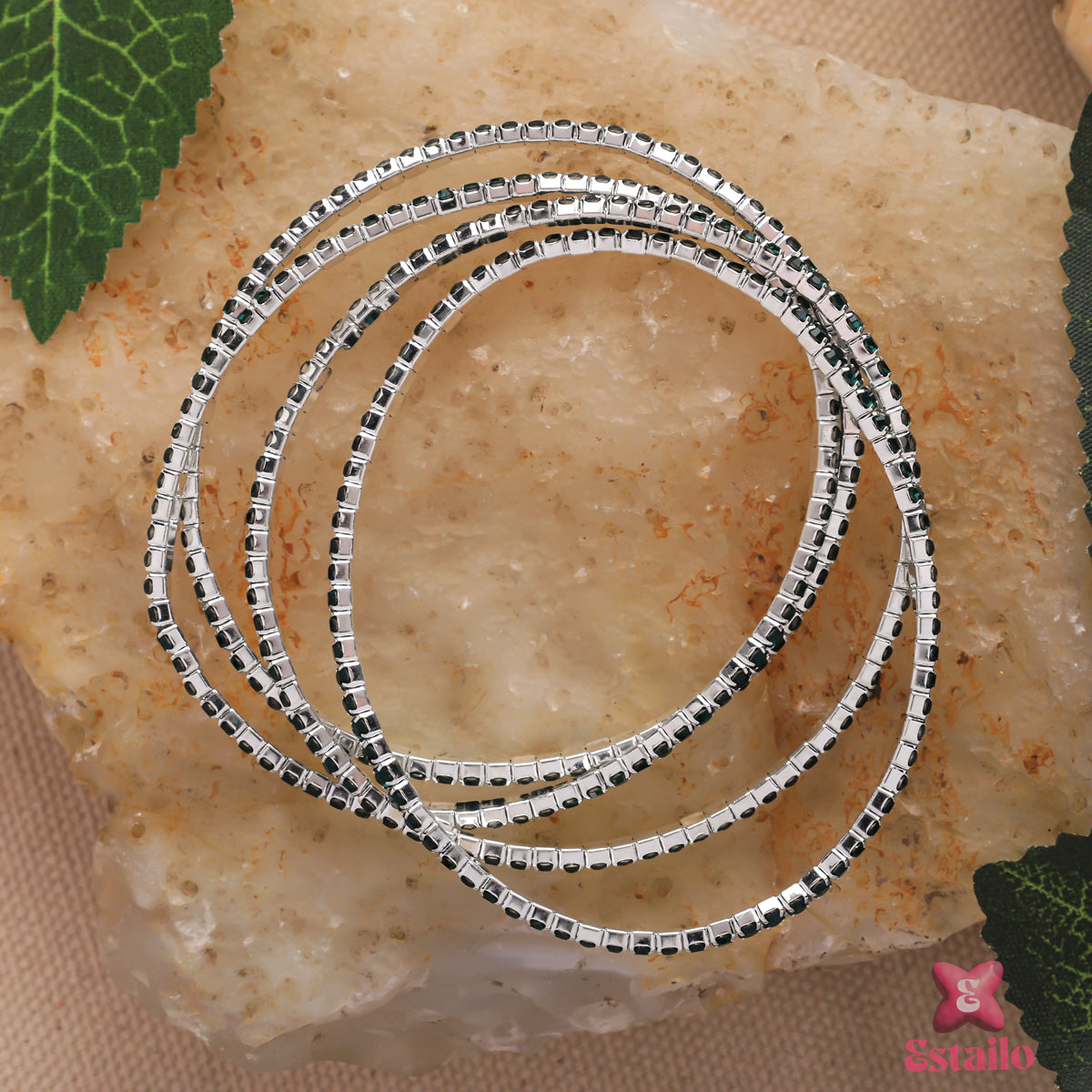 Chic Emerald Bracelet