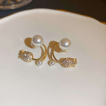 A Pearl Of Wisdom Drop Earrings