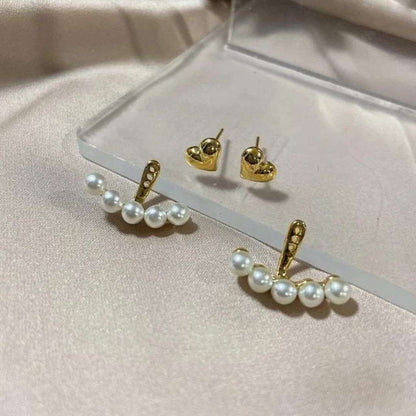 Pearlfect Heart Earrings