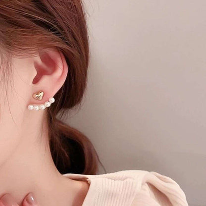 Pearlfect Heart Earrings