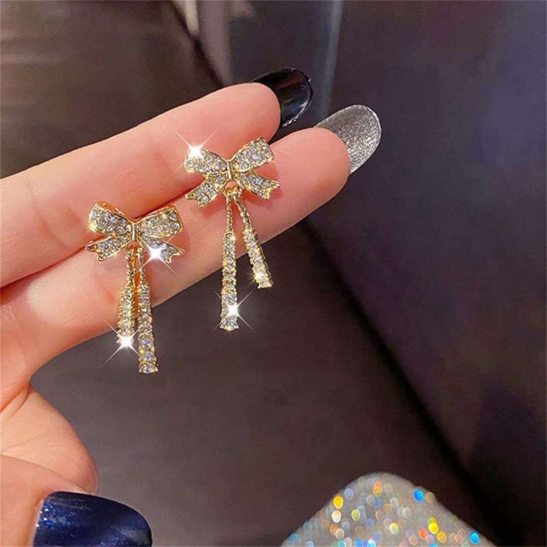 Take A Bow Statement Earrings