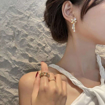 Take A Bow Statement Earrings