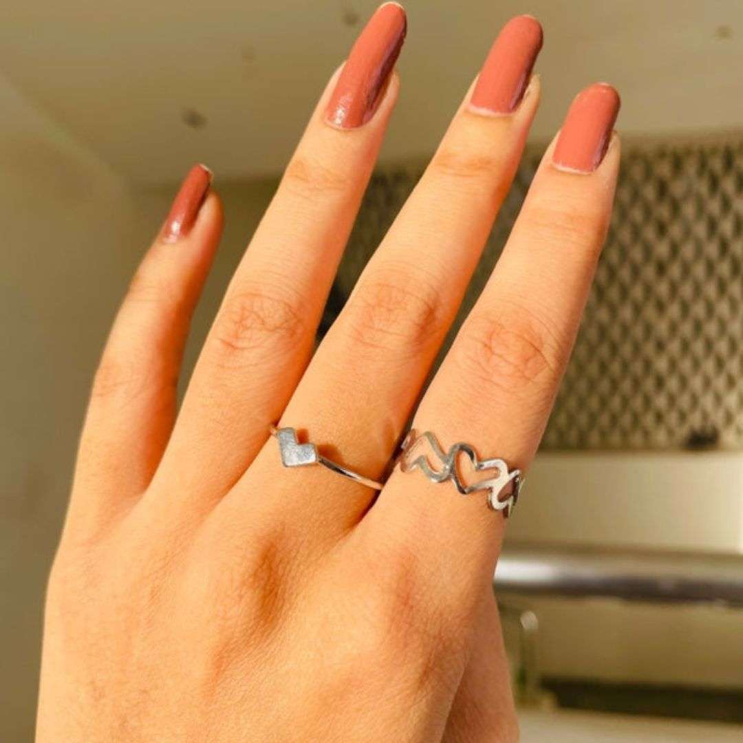 Cocktail Mix Silver Rings