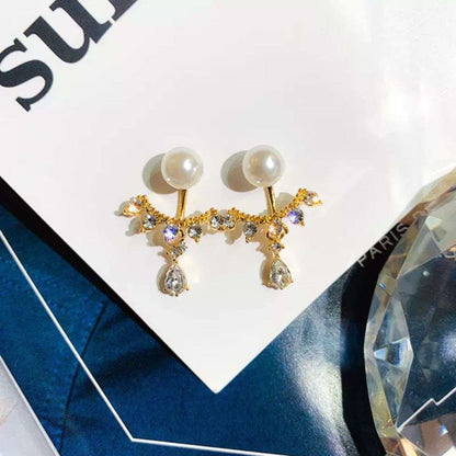 Bling Blogger Pearl Earrings