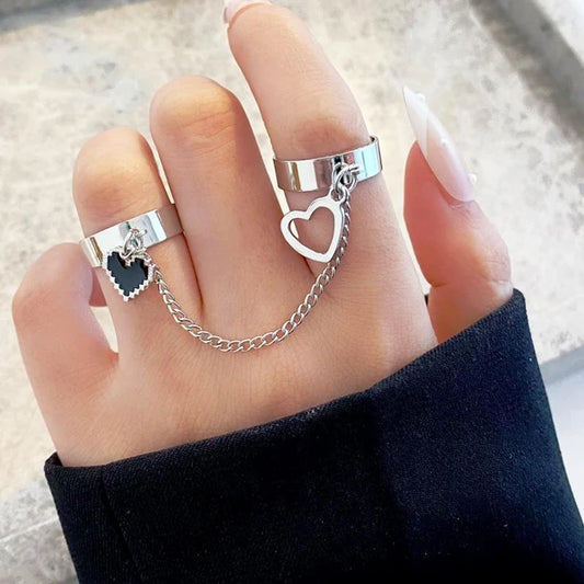 Rule The Heart Ring Set