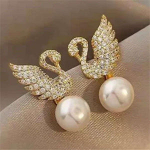 Take A Swan Dive Earring