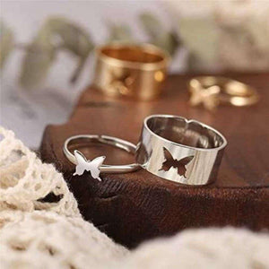Float Like A Butterfly Matching Ring
