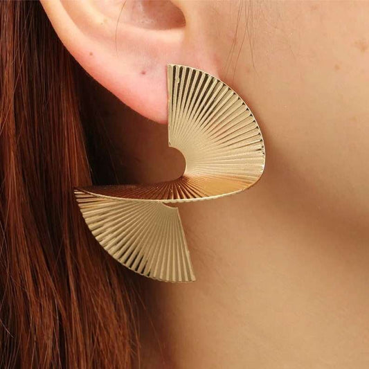 Whirl The Swirl Statement Earring